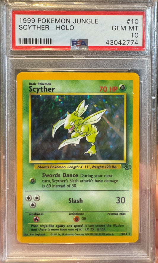 Scyther Holo Jungle PSA 10