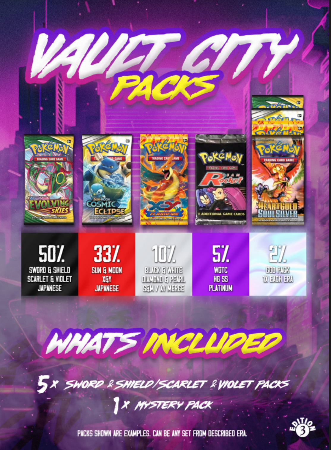 Vault City Packs (3rd EDITION)