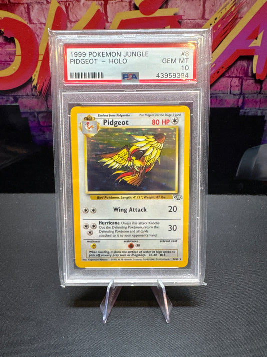 Pokémon jungle Pidgeot holo PSA 10