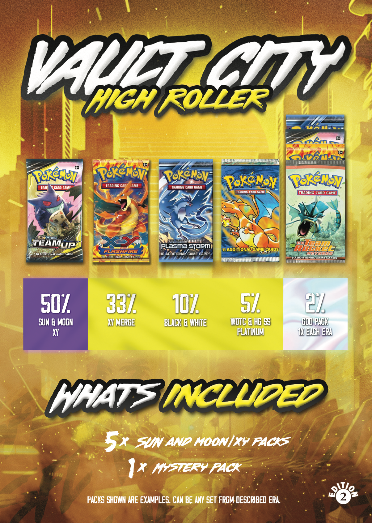 Vault City HIGH ROLLER (2nd Edition) Packs - Wave 2