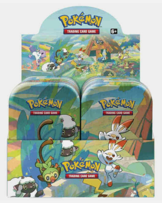 SEALED Pokemon Galar Pals Mini Tin Display Box