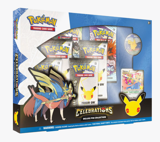 Celebrations Deluxe Pin Collection [Zacian LV. X]